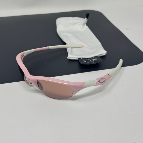 Oakley Half Jacket 1.0 Pink Frame  Only 03-622 Gen 1 RARE Scratches On Lenses - Picture 2 of 16